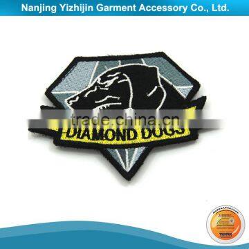 Jeans Leather Patches with Embroidery logo