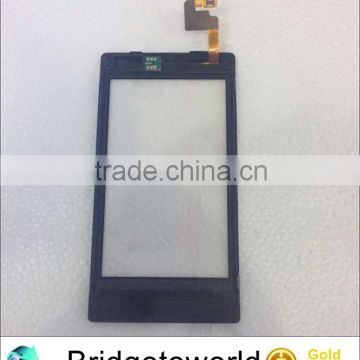 for Nokia Lumia 520 Replacement LCD Screen Touch Digitizer Front Glass Lens with Frame Bezel