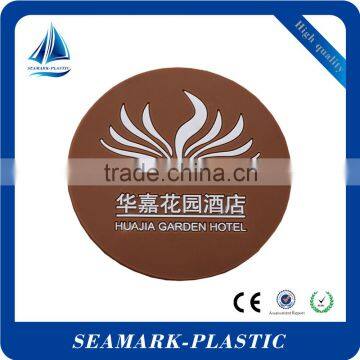 2016 food-grade custom printed beer coasters silicone rubber