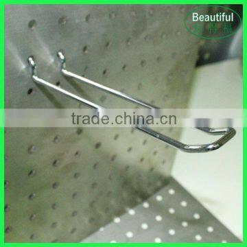 Chrome plating Pegboard U-shaped Hook