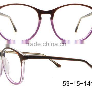 Latest Design relaxed full rim Vintage Eyeglasses Optical Frames TR90 for lady