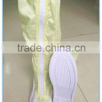 Good quality pvc leather upper PVC outsole clean room shoes for clean room cleaning