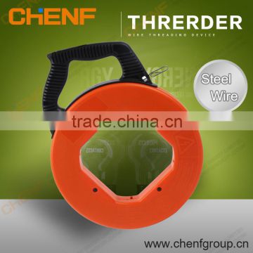 Hand-held Wire pulling and conduit fiberglass duct rodder steel wire threading device Dredge pipeline tools