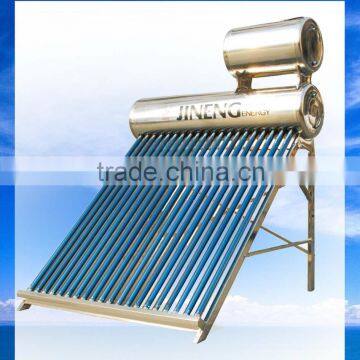 Stainless Stainless Vacuum Tube Solar Heater With Small Tank