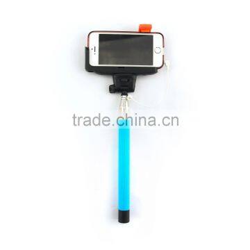 2015 Customized Logo Wired Selfie Stick Monopod With Many Colors Available photo-5