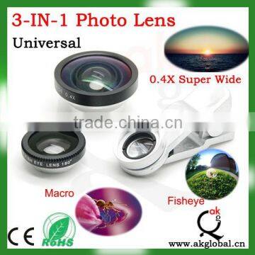 hot selling! 0.4X selfie wide angle lens universal lens