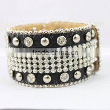 2014 fashion new cheap leather wrap bracelet