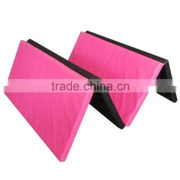 PU Leather Gymnastics Tumbling / Martial Arts Folding Mat photo-2