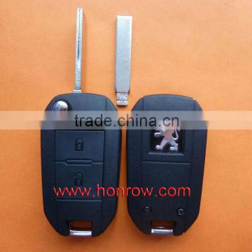 Peugeot 2 button key blank with VA2 Blade (407 key blade),Peugeot key blank,Peugeot keys