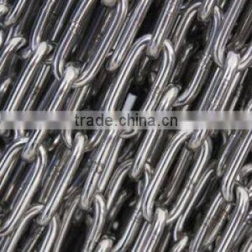 DIN 5685 A/C welded link chain, g30 metal steel chain, standard hardware chain