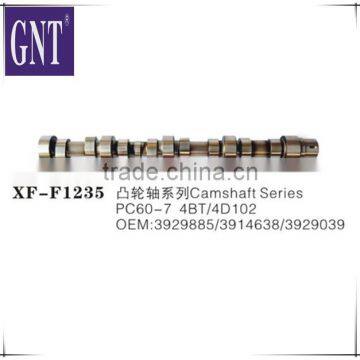 excavator engine camshaft for PC60-7 4BT 4D102