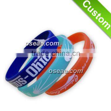 silicone wrist band custom made and customizable silicone wrist band design free