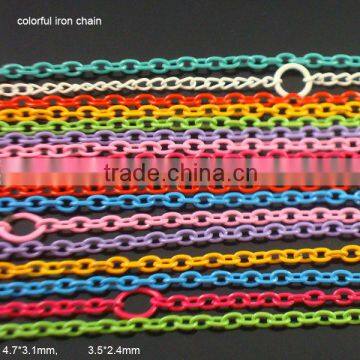 colorful chain for bracelet and necklace