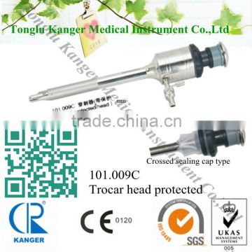 Laparoscopic instruments of Stainless Steel cross type Trocar