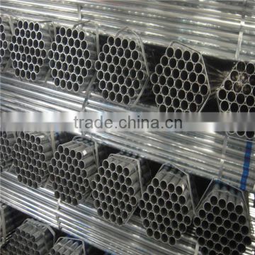 Galvanized hot rolled round steel tubes