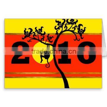 new custom desigh high quality greeting card/2016 postcard