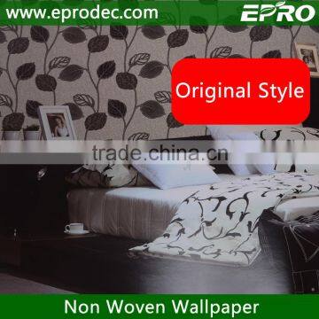 Latest waterproof leaf pattern wallpaper for decoration