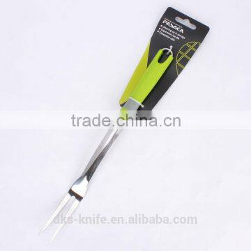 KH109MF-M Stainless Steel Mirror Finished Meat Fork with PP handle Kitchen Tool