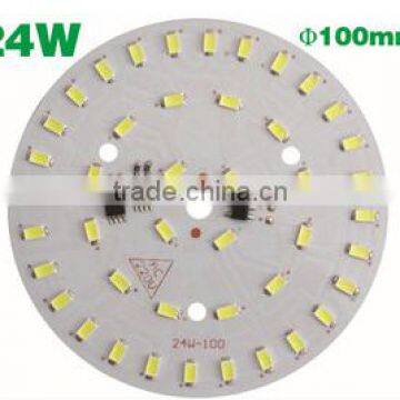 100mm 24W AC led pcb board, driverless LED replacement PCB Board, retrofit LED Board for bulb/ceiling light fixture