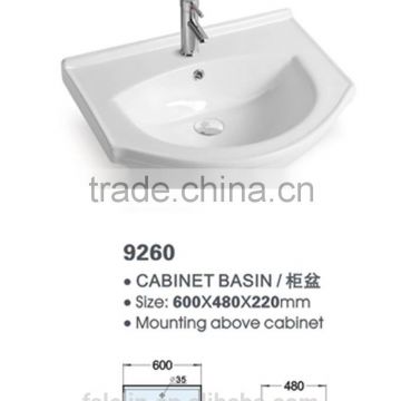 LELIN ceramic cabinet basin bathroom vanities top bathroom basin sink LT-148