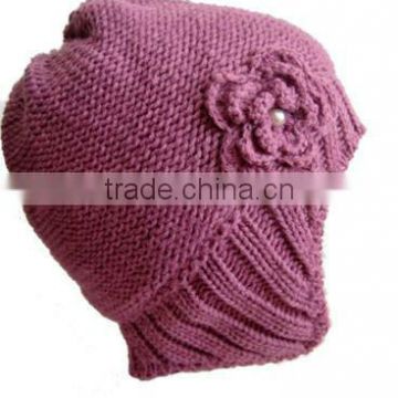 Winter Hat for Women Aviator Knitted Beanie Hat for Girls and Women