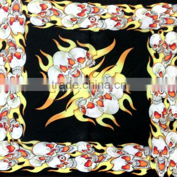 Hell fire skull Bandana