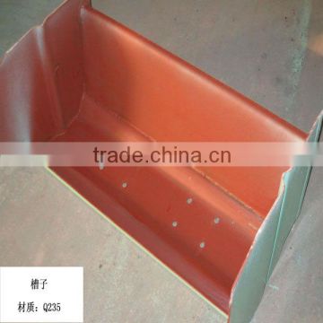 Trough shaped with no deformation cement conveyor parts equipment