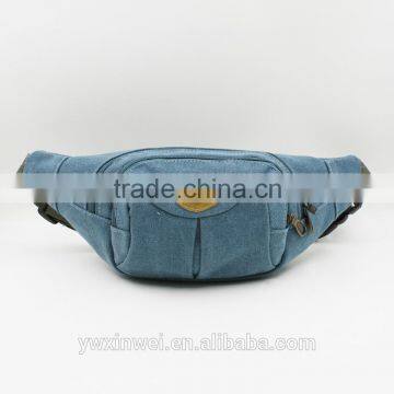 2015 fashionable canvas waist bag , the most popular sereis of sport waist bag WB-031