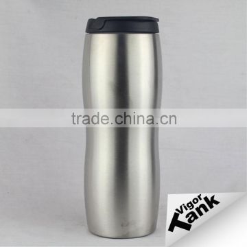 Stainless Steel Double Walled Wavy Coffee Mug