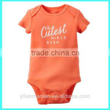 Wholesale infant one-piece bodysuit baby infant wear bodysuit cute baby bodysuit