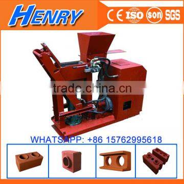 HR1-25 compressed earth blocks machines eco interlocking brick making machine manual hydraulic press machinery