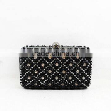 Vogue beaded clutch