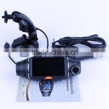 2.7 Inch HD 1080P Dash HD DVR R310 Camera Car 170 Degree GPS Logger G-sensor Night Vision TFT LCD Dual 2 Lens photo-2