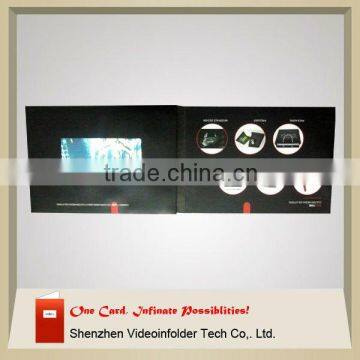 Hottest TFT LCD Touch Screen Video Brochure Player\Video Booklet\Video Greeting Card for Promotion advertising Business                        
                                                Quality Choice