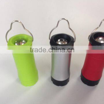 1 W plastic zoomable flashlight lantern