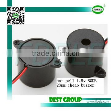 hot sell 1.5v 80DB 23mm cheap buzzer FBPB2319CL