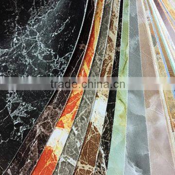 Marble effect surface with cotton backing ,high quality ,popular use for sofa ,chair cover ,ladies handbags ,wallets                        
                                                Quality Choice