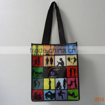 Custom logo pp-non-woven foldable shopping bag