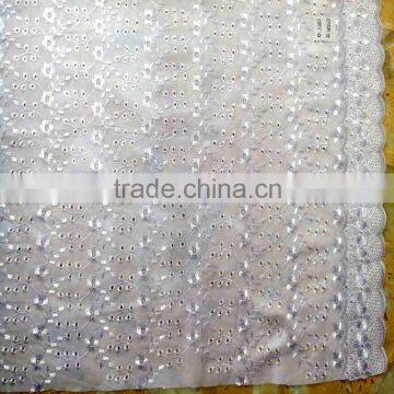 QINGDAO DAIFEI HOT T/C COLOR EMBROIDERY FABRICS 42/43 photo-2