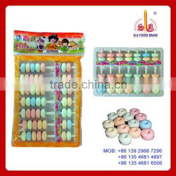 Abacus shaped presse candy