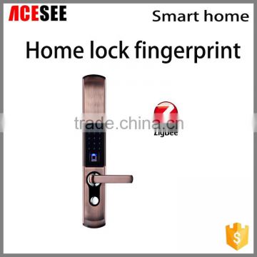 wireless smart home smart lock with app fingerprint password automatic home door locks smart alarm lock