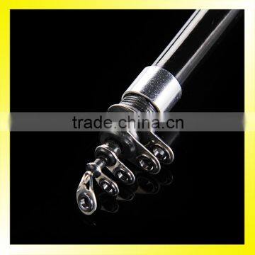 2.1M Hollow Fiberglass Spinning Retractable Heavy Fishing Rod photo-2