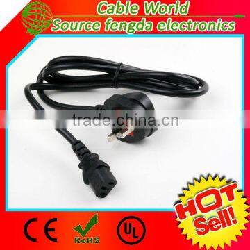Wholesale Prices Healthy UK AC power cord BS1363 to IEC C13 250V 13A