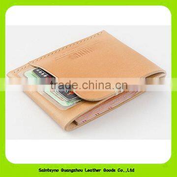 16875 Newly contracted ultra thin PU leather money clip with card purse