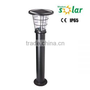 China supply stainless steel garden/yard high post pole solar led light