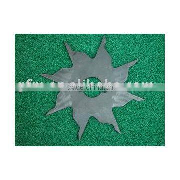 wholes lawn mower blade,knife,V-cut blade.grass combing knife