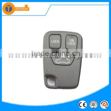 plastic 3 button remote key case shell without logo with letter on back for volvo v40 c30 v50 xc70 850