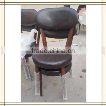 Single Comfort Upholstered aluminum stacking chair (AL97)