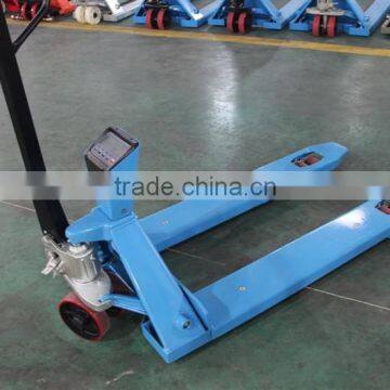 Low price electric scale handling pallet truck