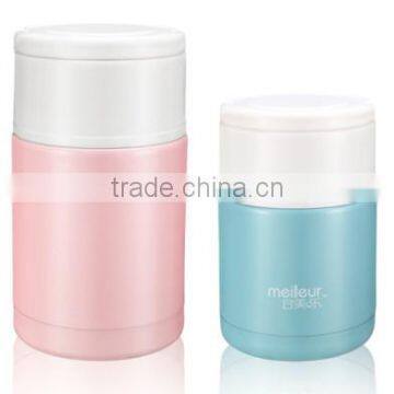 Double Wall Stainless Steel Vacuum Lunch Box With Carry Handle photo-2